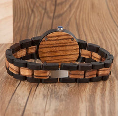 Holzuhr Damen, Armbanduhr aus Holz Nr. SE508