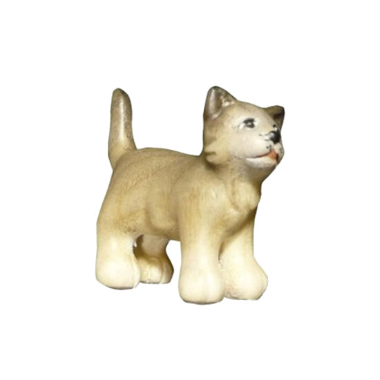 Katze aus Ahornholz, Krippenfiguren "Mirja"