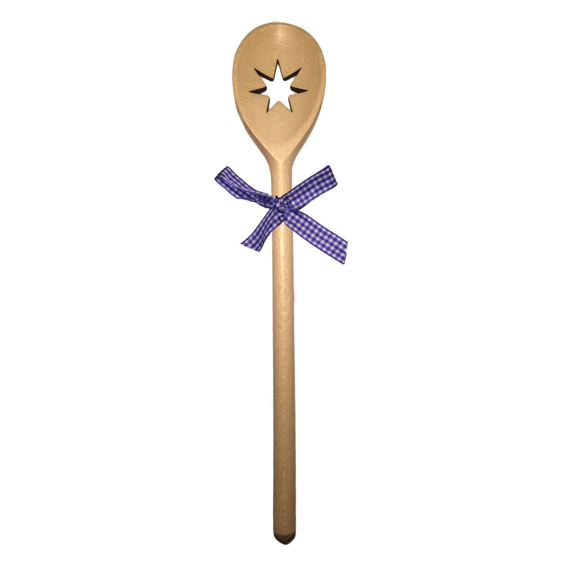 Deko-Kochlöffel "Stern" 30 cm Buchenholz