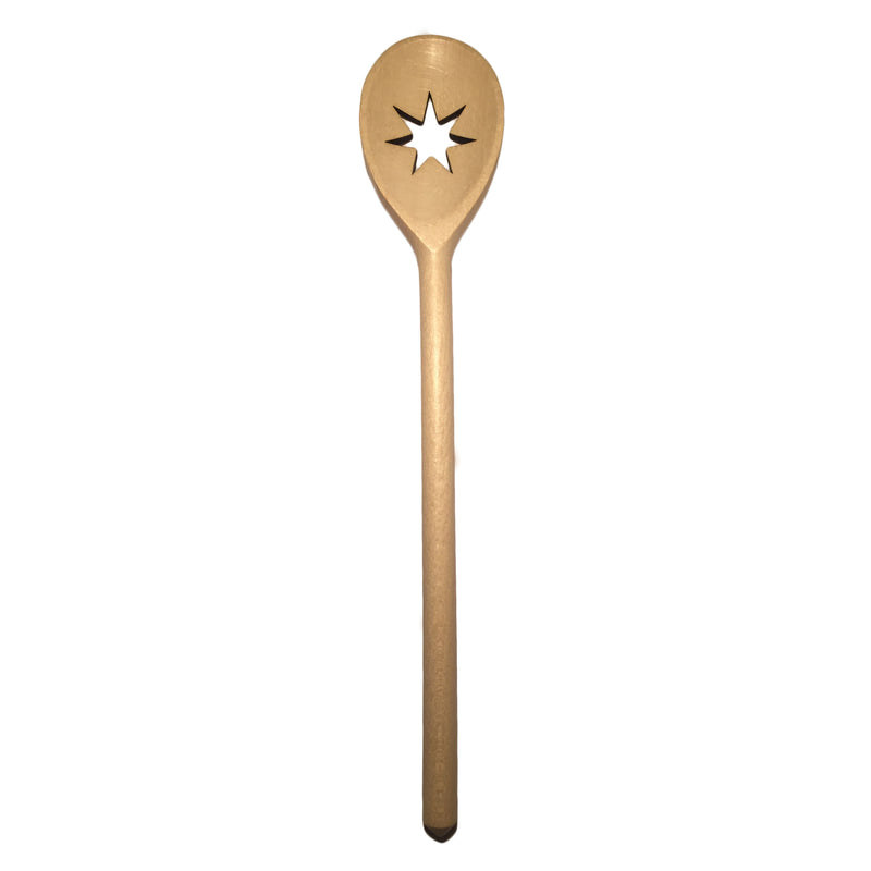 Deko-Kochlöffel "Stern" 30 cm Buchenholz