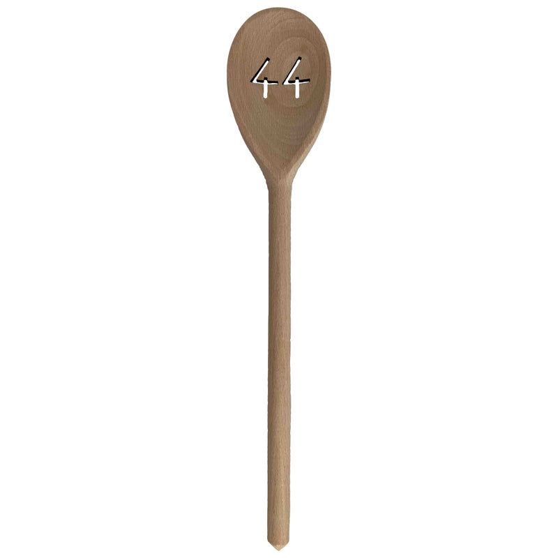 Deko-Kochlöffel "44" 30 cm Buchenholz