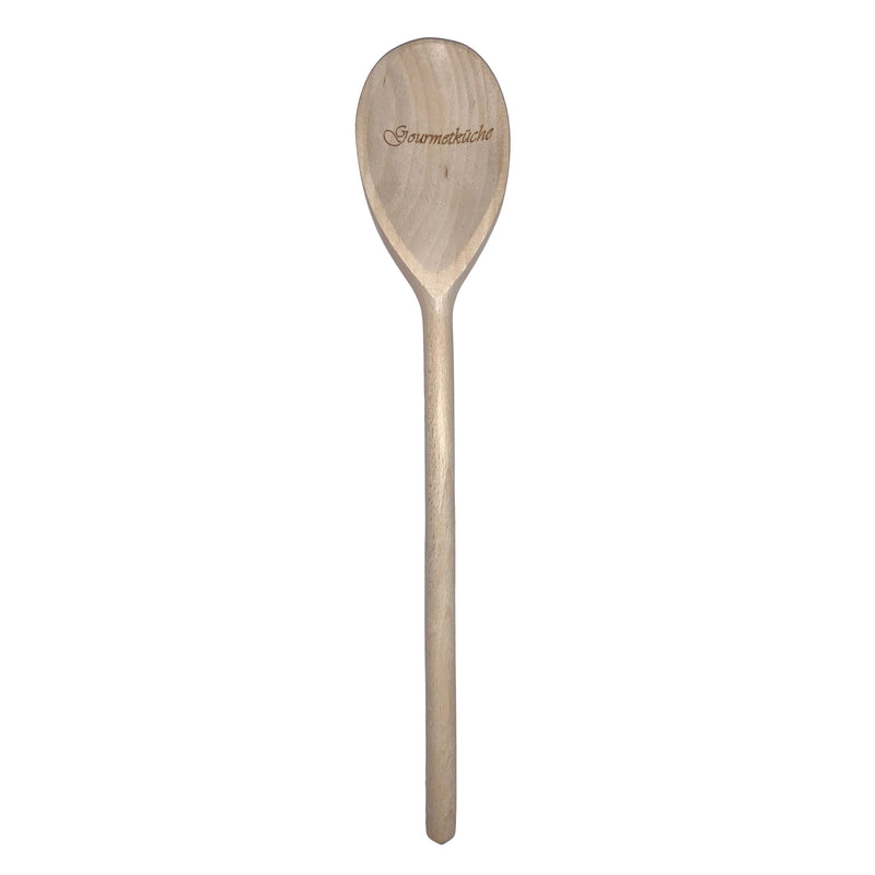 Kochlöffel "Gourmetküche" 30 cm Buchenholz