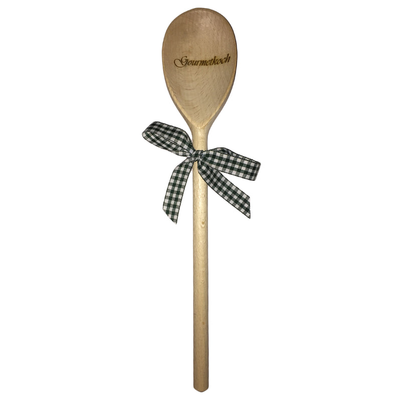 Kochlöffel "Gourmetkoch" 30 cm Buchenholz