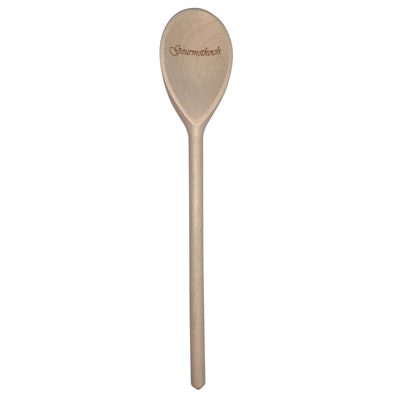 Kochlöffel "Gourmetkoch" 30 cm Buchenholz