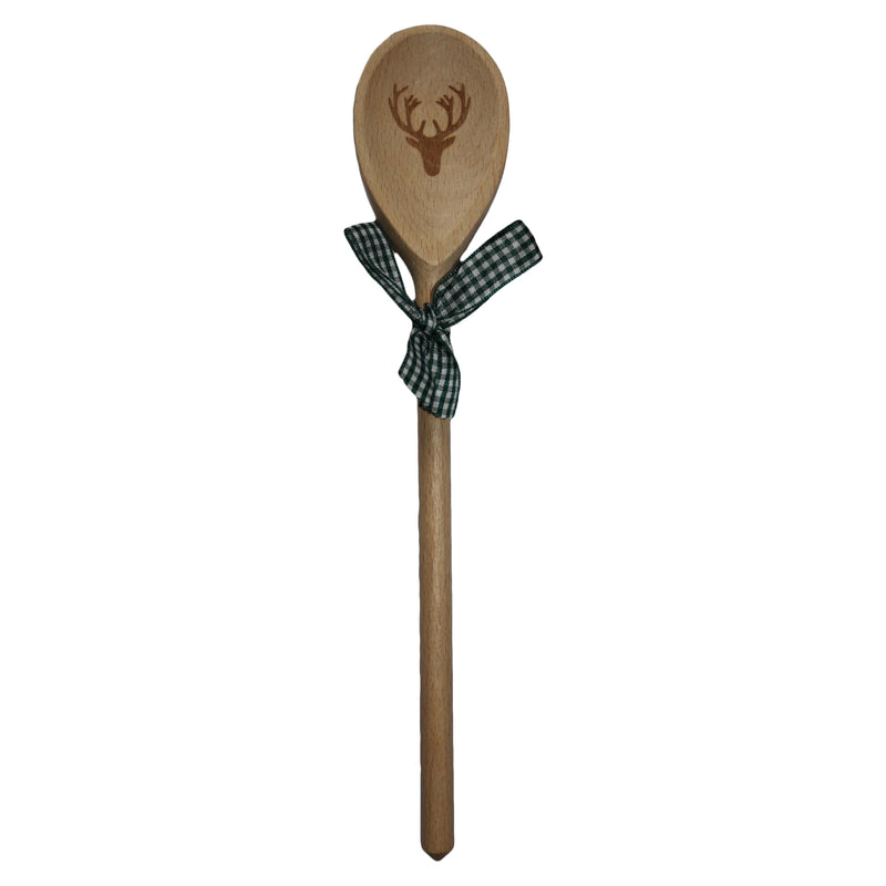 Kochlöffel "Hirsch" 30 cm Buchenholz