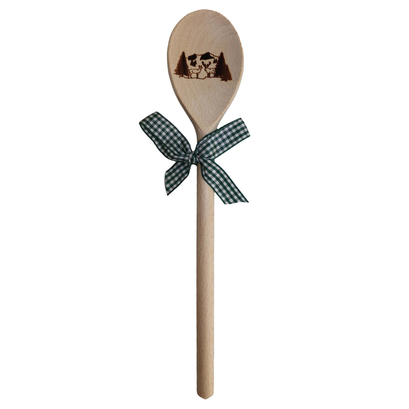 Kochlöffel "Hirsch mit Reh" 30 cm Buchenholz