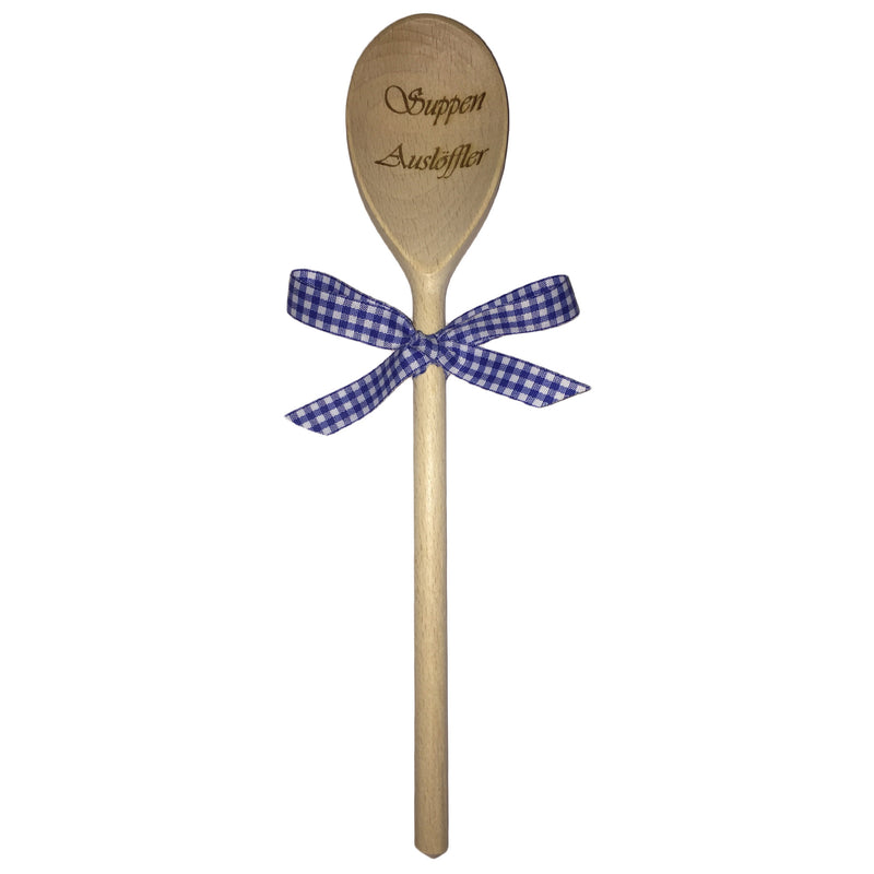 Kochlöffel "Suppen Auslöffler" 30 cm Buchenholz