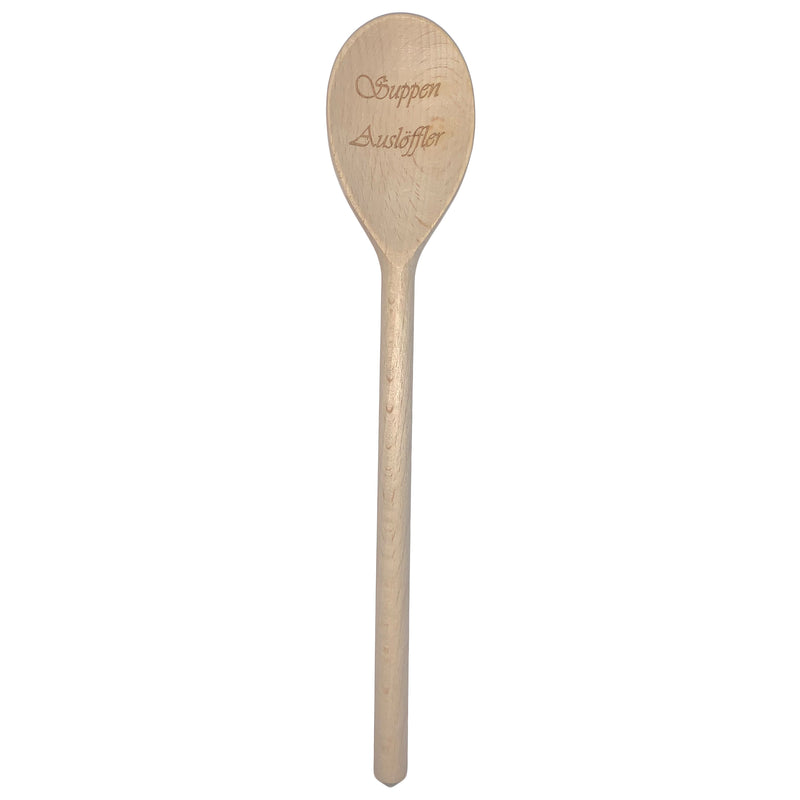 Kochlöffel "Suppen Auslöffler" 30 cm Buchenholz
