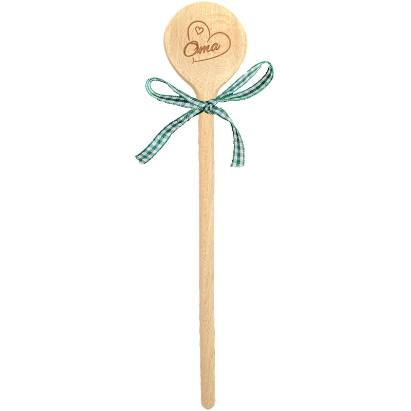 Kochlöffel klein "Oma" 20 cm Buchenholz