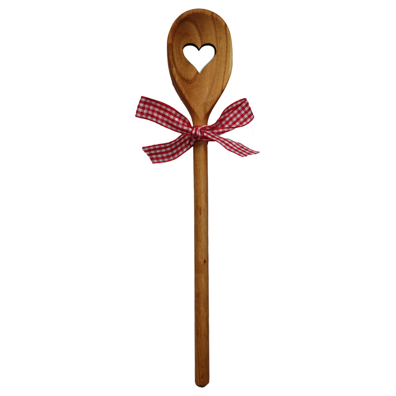 Kochlöffel "Herz" 30 cm Edelkirsch