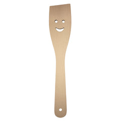 Pfannenwender Smiley durchstochen, Buchenholz