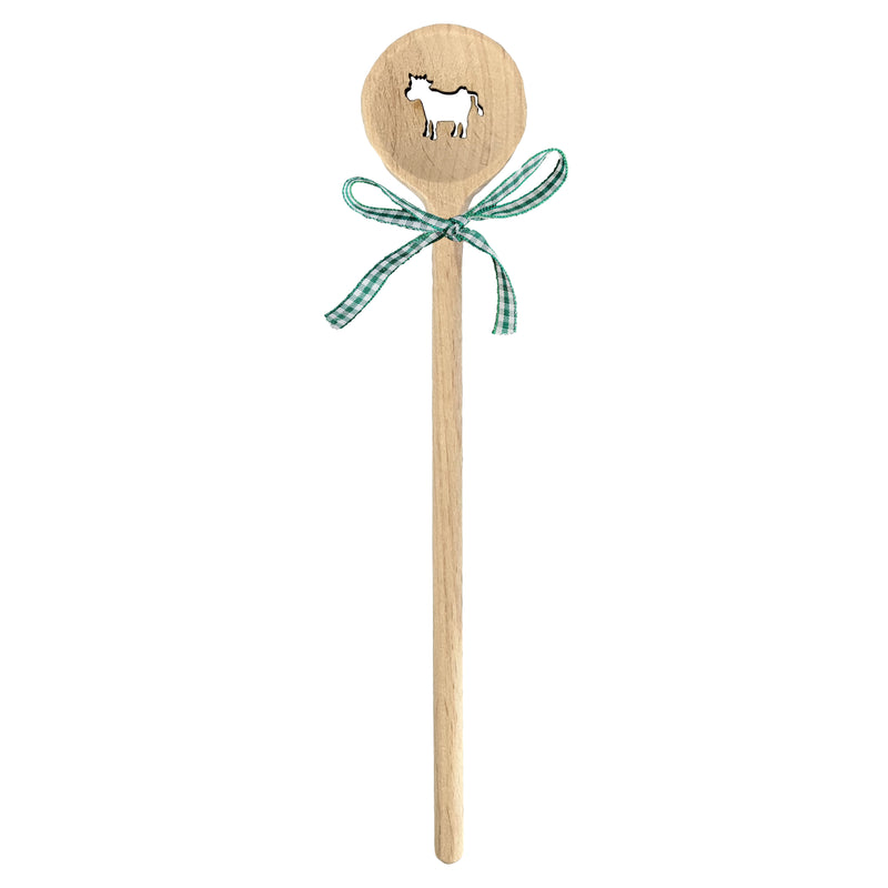 Kochlöffel klein "Kuh" 20 cm Buchenholz