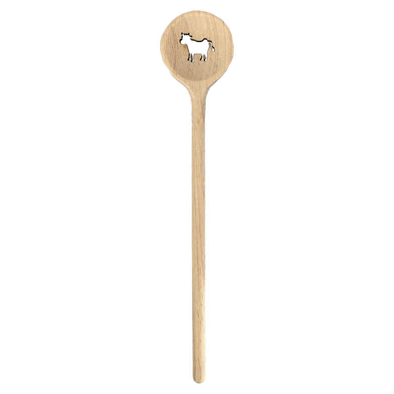 Kochlöffel klein "Kuh" 20 cm Buchenholz
