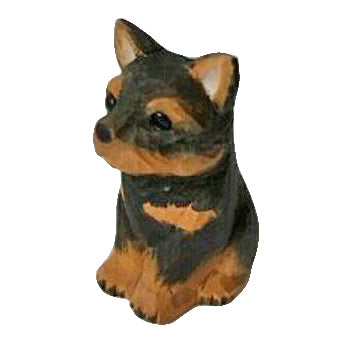 Geschnitzter Schäferhundwelpe 039.211