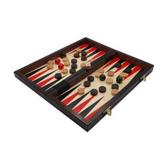 Backgammon B300 aus Holz, Kasette 34x34x4,6 cm