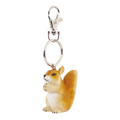 Schlüsselanhänger Eichhörnchen geschnitzt Nr. 013.230
