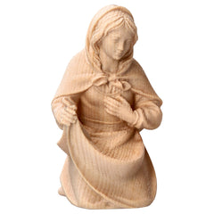 Hl. Maria aus Zirbenholz, Krippenfiguren 