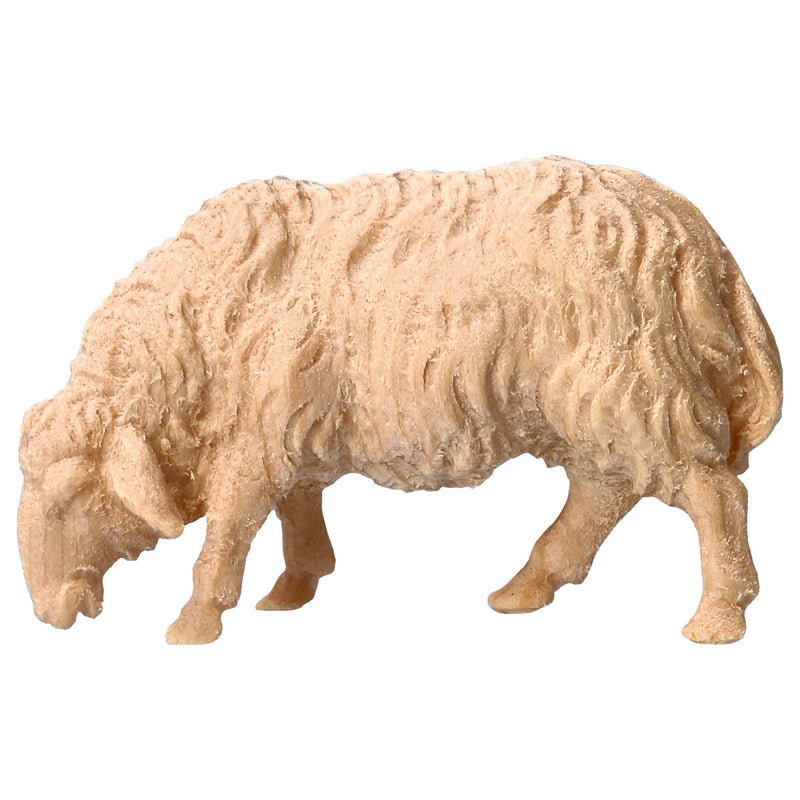 Schaf grasend aus Zirbenholz, Krippenfiguren "Berg Zirbe"