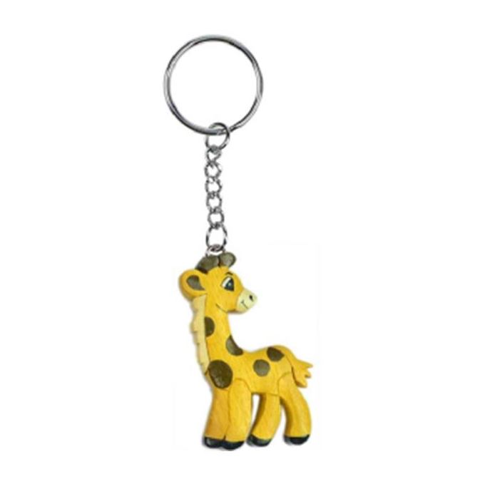 Schlüsselanhänger Giraffe aus Holz Nr. 019.004