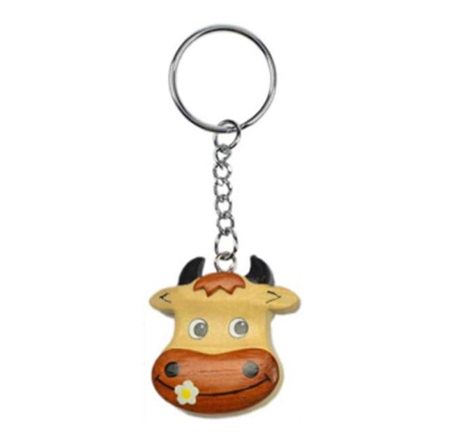 Schlüsselanhänger Kuh aus Holz Nr. 019.030