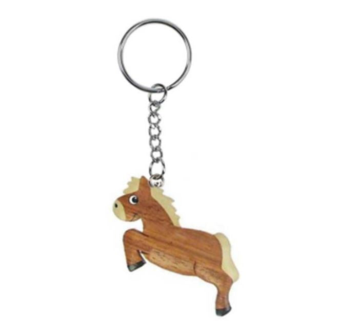 Schlüsselanhänger Pferd aus Holz Nr. 019.037