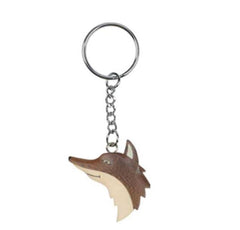 Schlüsselanhänger Wolf aus Holz Nr. 019.050