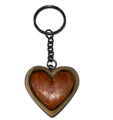 Schlüsselanhänger Herz aus Holz Nr. 019.113