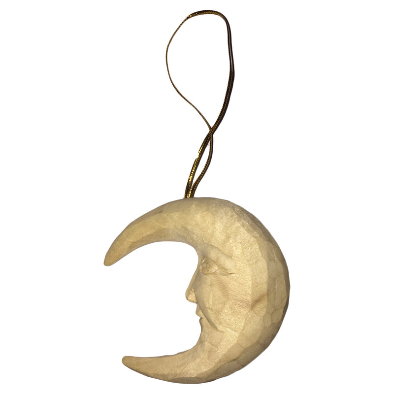 Baumschmuck Mond aus Holz Nr. C-10