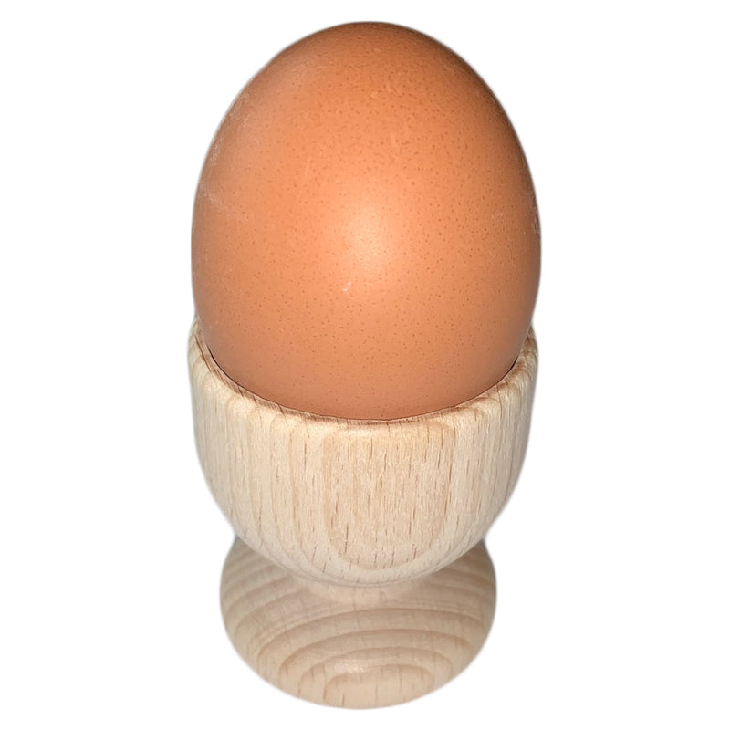 Eierbecher aus Buchenholz