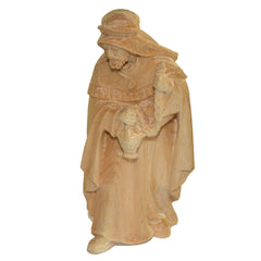 König mit Weihrauch aus Zirbenholz, Krippenfiguren 
