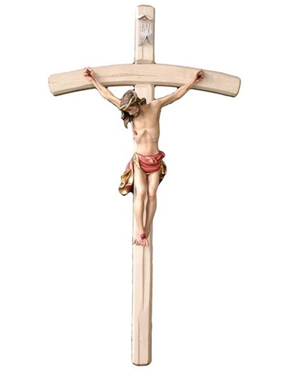 "Walder" Korpus auf Kreuzbalken, Jesus Christus aus Holz 040.053