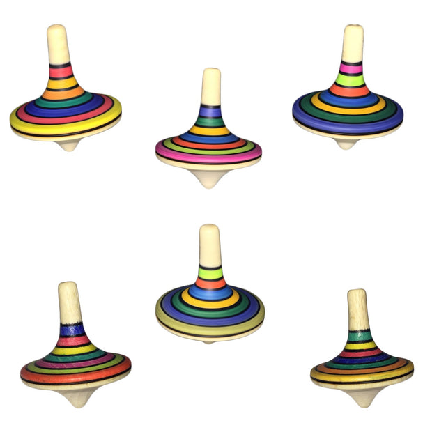 Kreisel einfach klein aus Holz 4,5x3,6 cm aus Set 2 | Händlershop ...