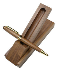 Kugelschreiber aus Nussholz mit/ohne Etui