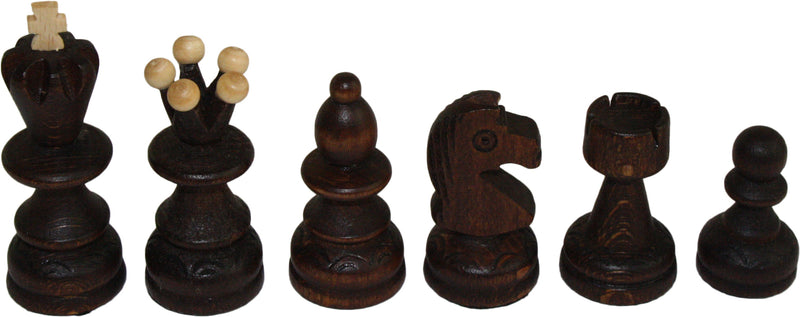 Schach mit Figuren, Nr. 134 aus Holz, Schachspiel 30x30x2,5 cm