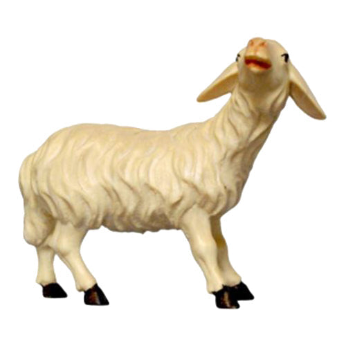 Schaf blöckend aus Ahornholz, Krippenfiguren "Mirja"