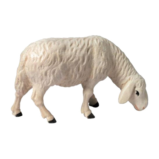 Schaf grasend aus Ahornholz, Krippenfiguren "Mirja"
