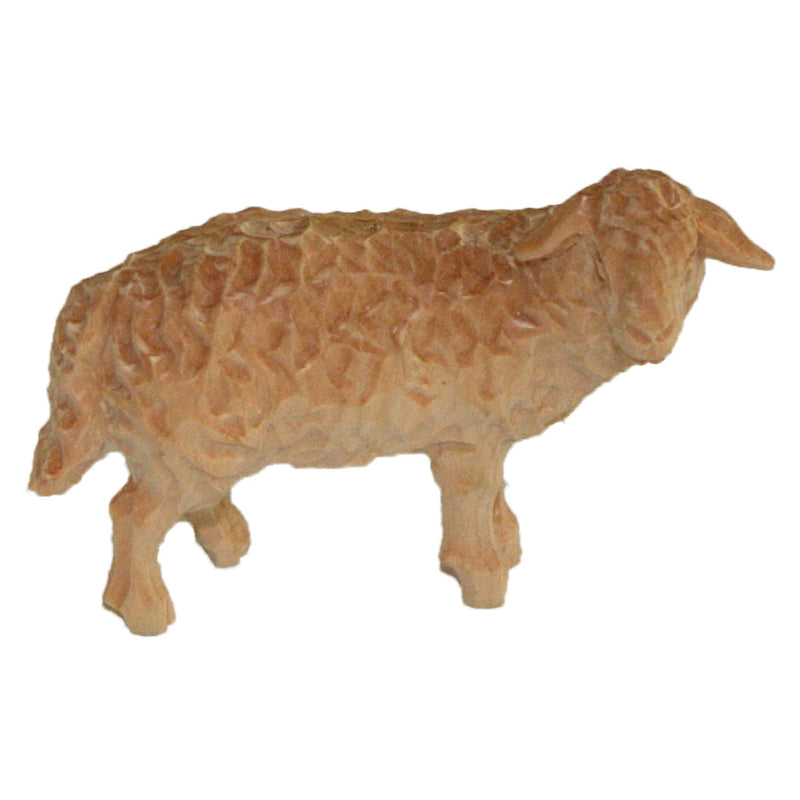 Schaf stehend rechtsschauend aus Zirbenholz, Krippenfiguren "Schönste Zirbe"